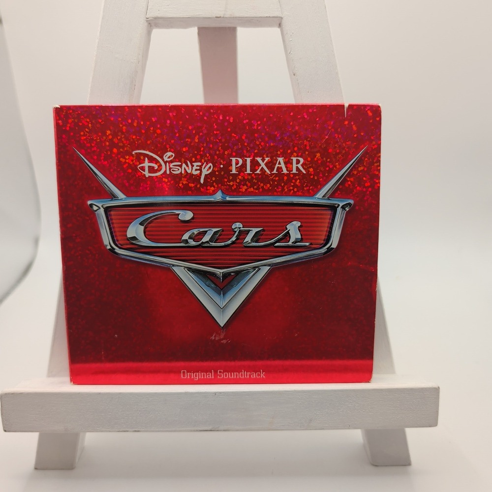Disney CD Red Pixar Cars Original Soundtrack Digipak Glitter 5008 61349-7